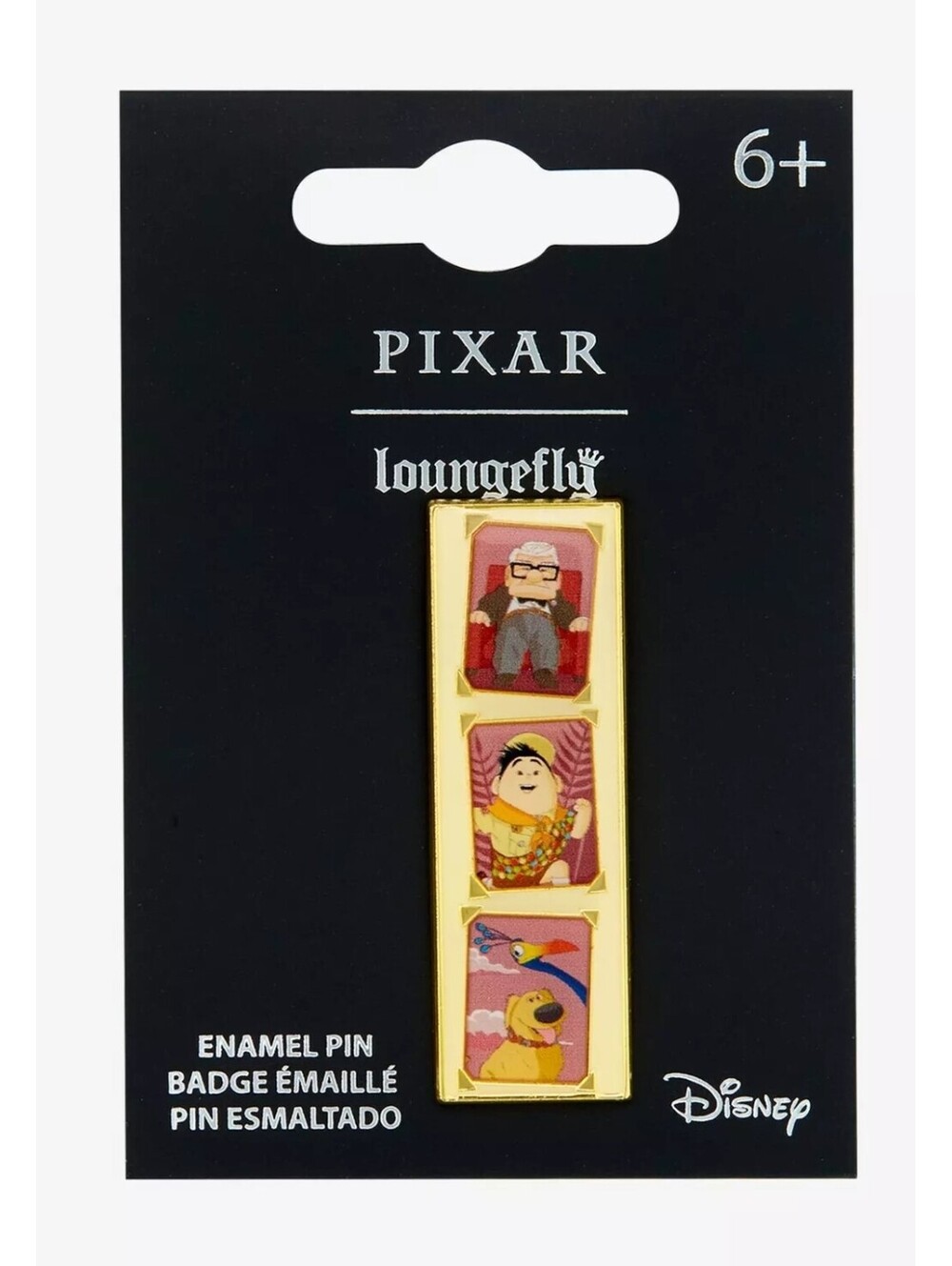 Loungefly Disney Pixar Up Photo Booth Picture Strip Carl Dug Russel Enamel Pin